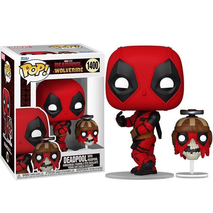 Funko Pop! Marvel Studios - Deadpool & Wolverine (1400) Deadpool W/Headpool