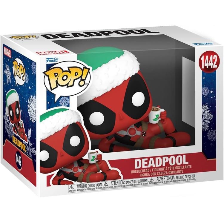 Funko Pop! Marvel (1442) Deadpool - Vinyl Figure 9cm Christmas Holiday