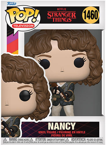 Funko Pop ! Television Netflix Stranger Things S4 (1460) Nancy W/Shotgun 9cm