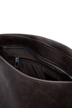 DESIGUAL Women's Brown Poker Face Posadas Bag with Studs