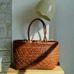Suri - Herringbone Handwoven Tote Shoulder Bag
