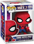 Funko Pop Marvel What If...? Zombie Hunter Spidey (945) Statuetta Vinyl Figure