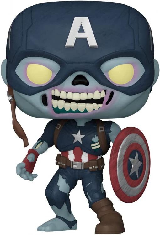 Funko Pop Marvel What If...? Zombie Captain America (941) Vinyl Figure