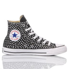 Black Swarovski Converse