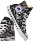 Black Swarovski Converse