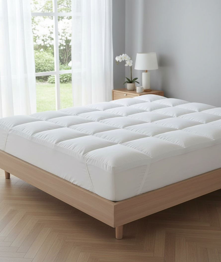 Hypoallergenic Polyester Fiber Mattress Topper | Filling 770 gr/sqm