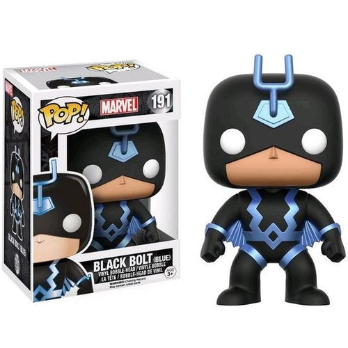 Funko Pop! Marvel (191) Black Bolt (Blue) Bobble-Head Vinyl Figure 9cm