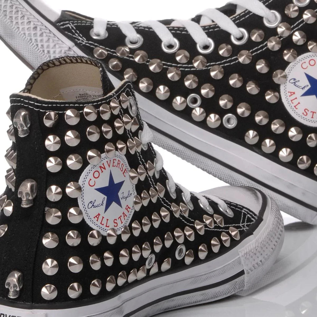 Black Studded Converse