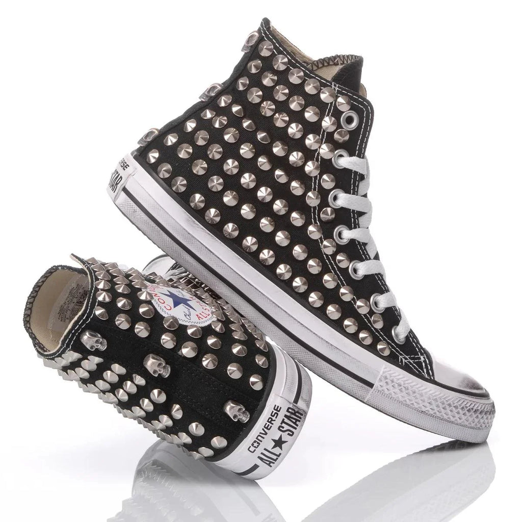 Black Studded Converse