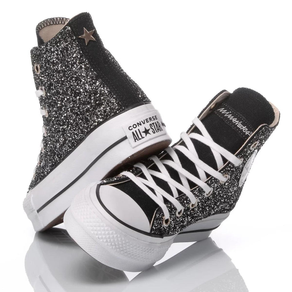 Converse Platform Glitter Black