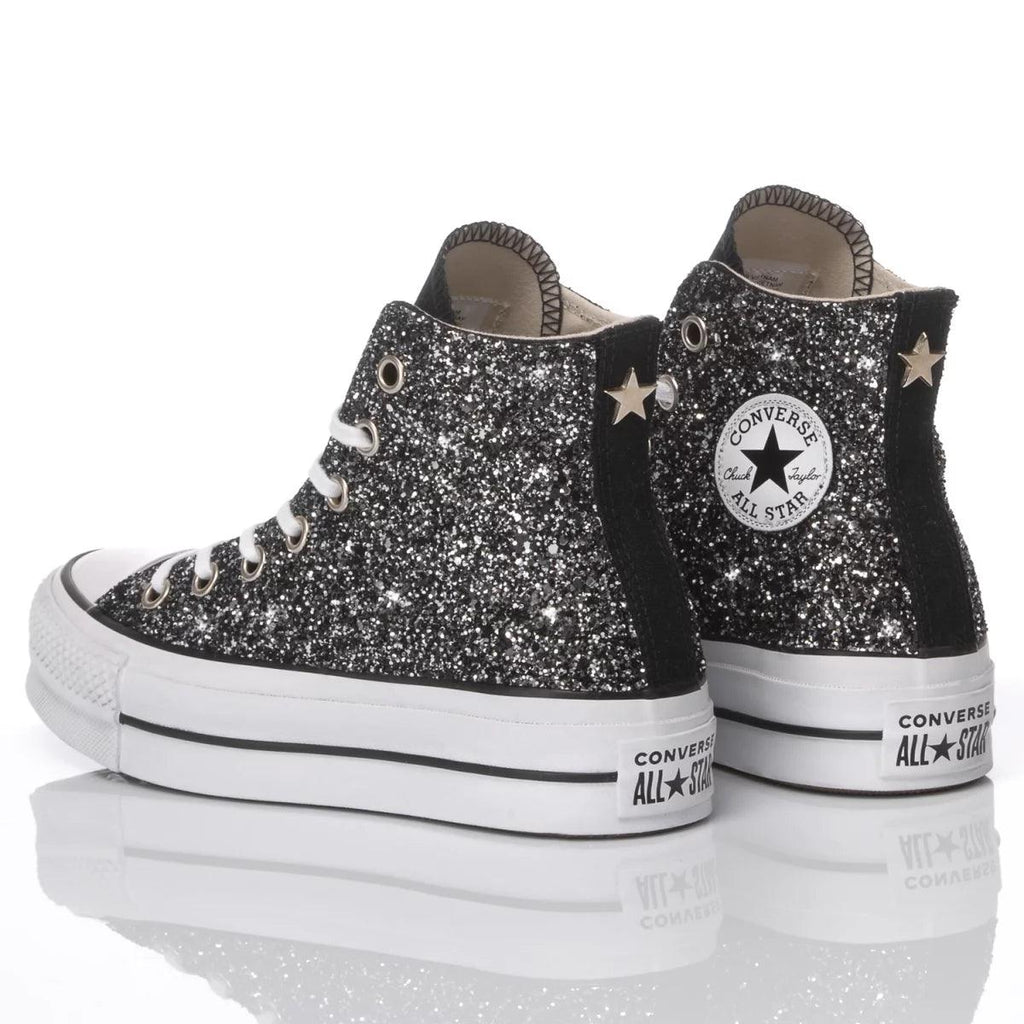 Converse Platform Glitter Black