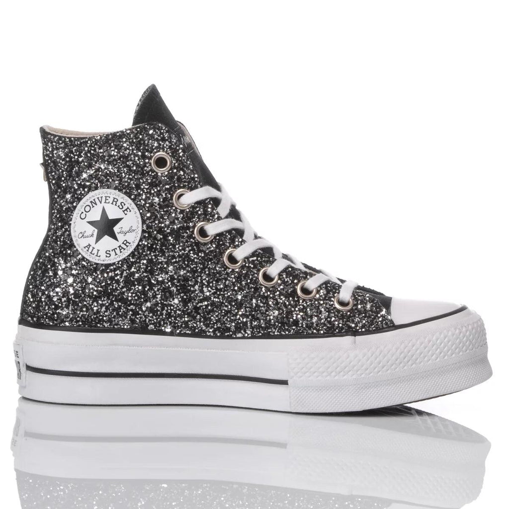 Converse Platform Glitter Black