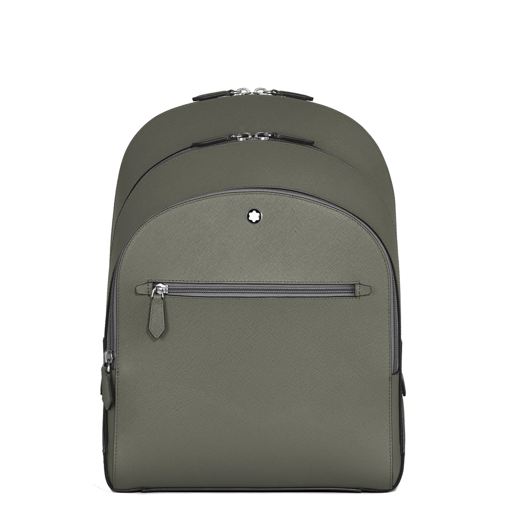 Montblanc Sartorial medium backpack with 3 compartments medium grey 199360