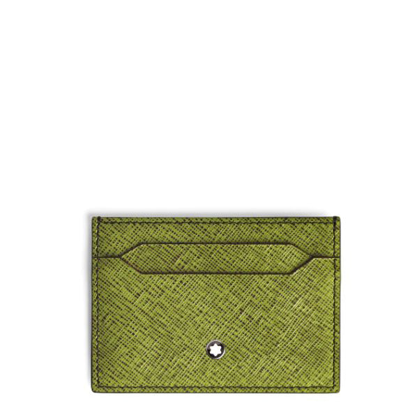 Montblanc 5-compartment card holder Sartorial multi lime / cassis 199388