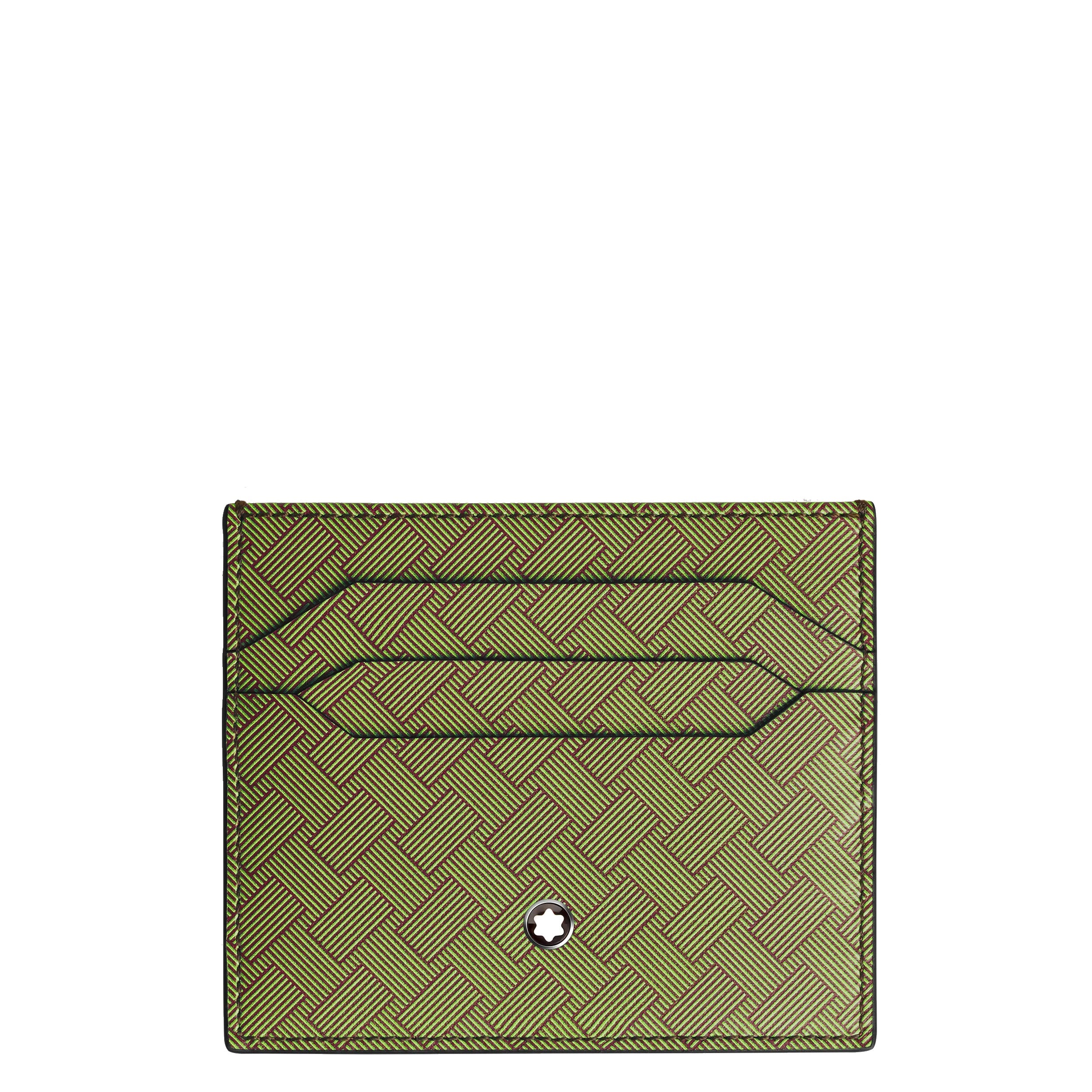 Montblanc 6-compartment card holder Extreme 3.0 multi lime/cassis 199401
