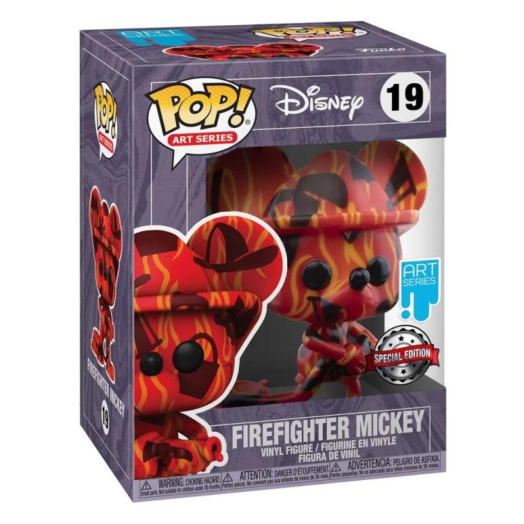 Funko Pop! Art Series Disney (19) Firefighter Mickey Vinyl Figure 9cm