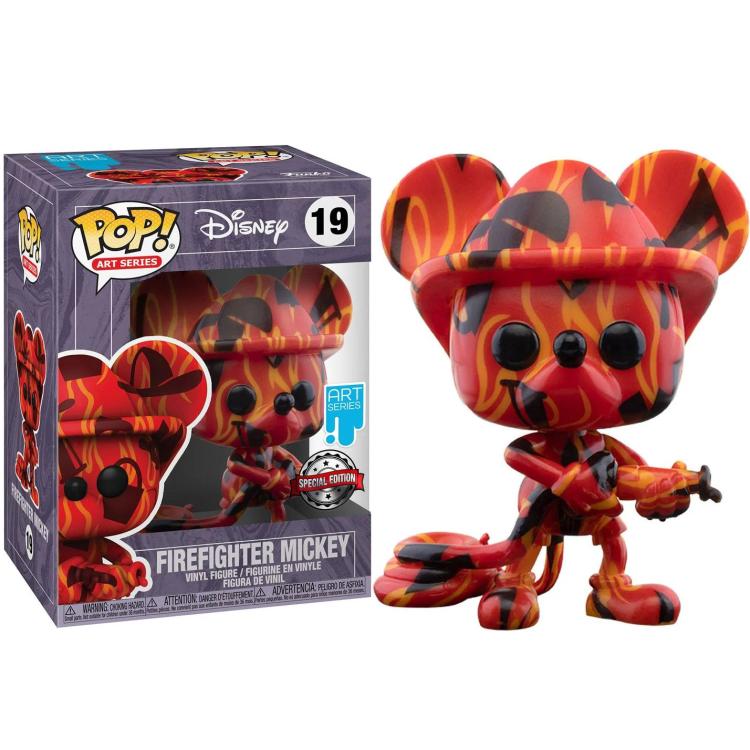 Funko Pop! Art Series Disney (19) Firefighter Mickey Vinyl Figure 9cm
