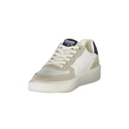 BLAUER Scarpe Sneakers Uomo Bianche con Dettagli a Contrasto e Applicazione