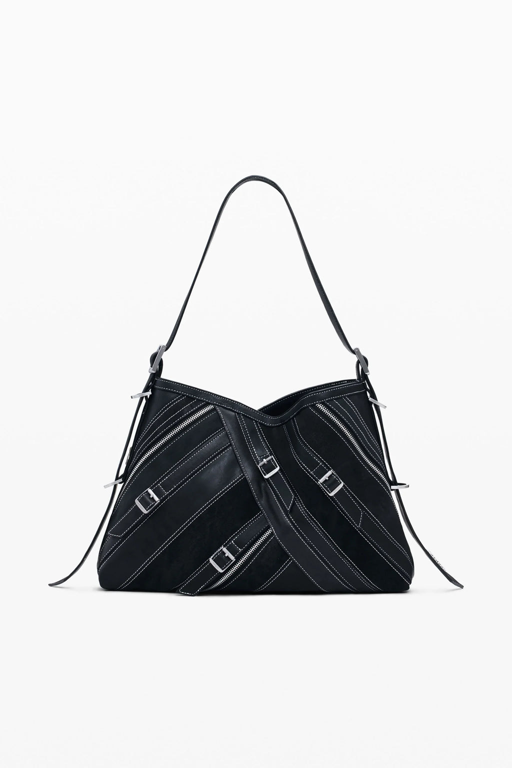 DESIGUAL Women's Black Fibonacci Buxton Shoulder Bag