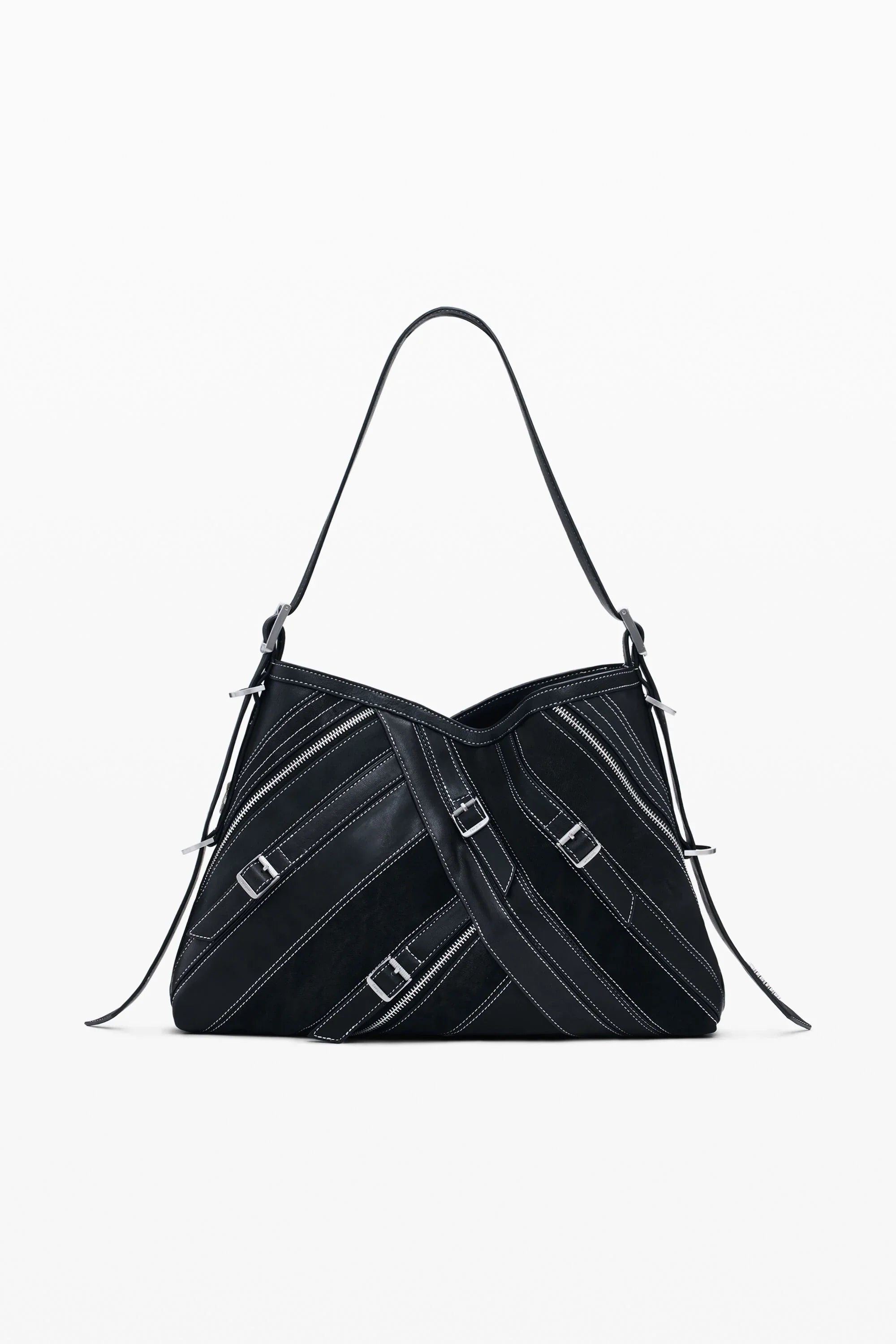 DESIGUAL Women's Black Fibonacci Buxton Shoulder Bag