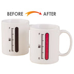 Magic Ceramic Mug Temperature Level Full Cold Hot Breakfast Offices
