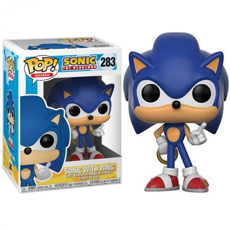 Funko Pop! Games Sonic The Hedgehog - (283) Sonic With Ring Figure 9cm