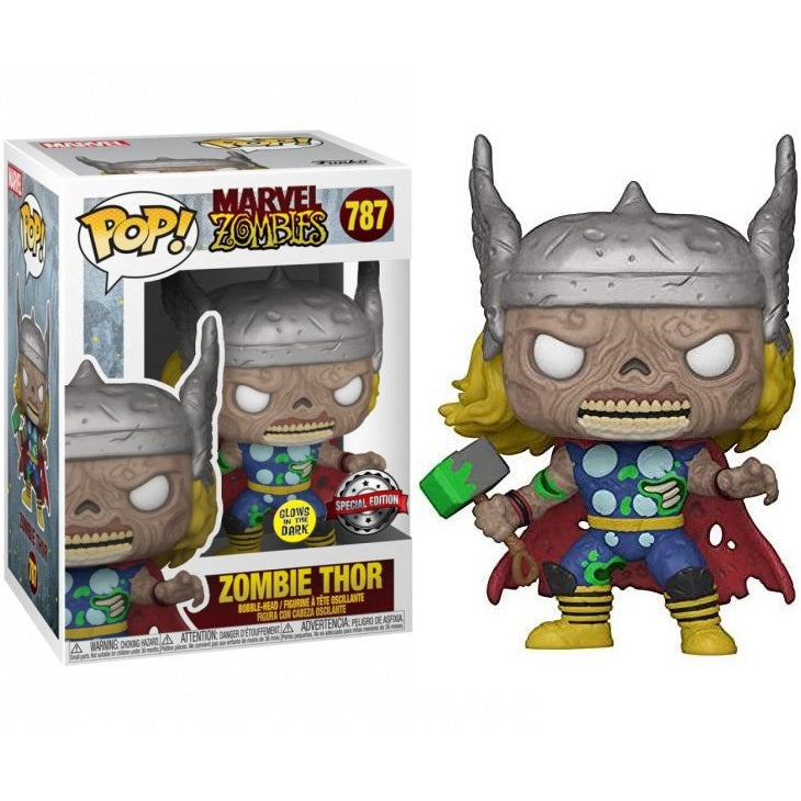 Funko Pop! Marvel Zombies - Zombie Thor (787) G.T.I.D. Special Edition Glows