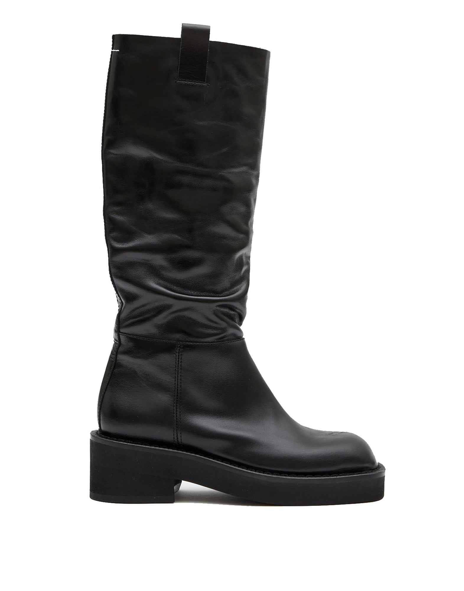 MM6 MAISON MARGIELA Stivale in Vitello Spazzolato