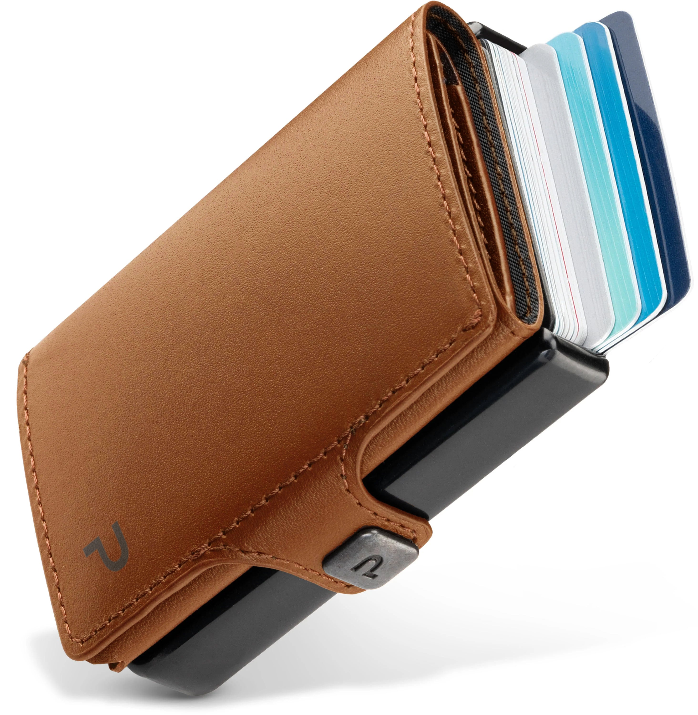 KLIK Mini with Coin Purse Mirum Cognac