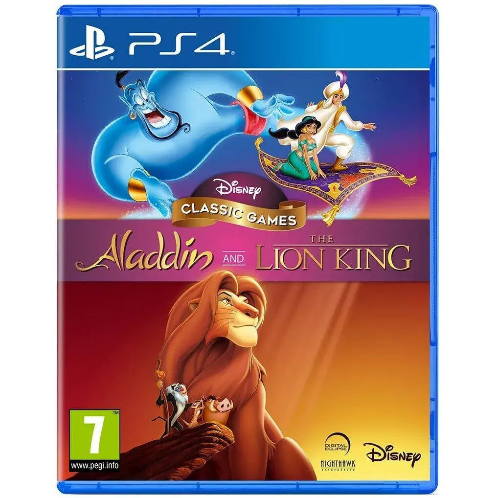 Disney Classic Games: Aladdin and The Lion King Ps4 Playstation 4 Game