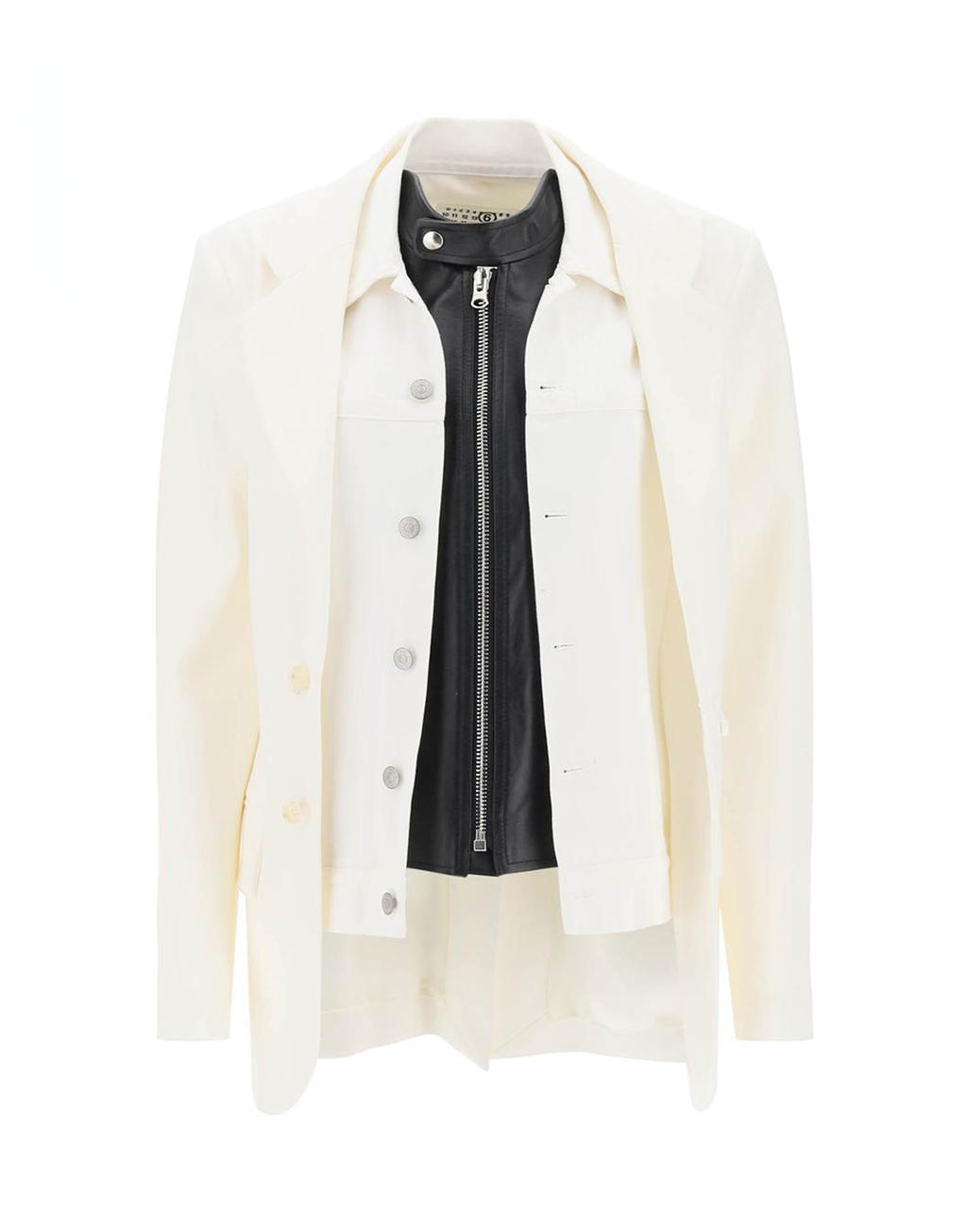 MM6 MAISON MARGIELA Single-Breasted Wool Jacket