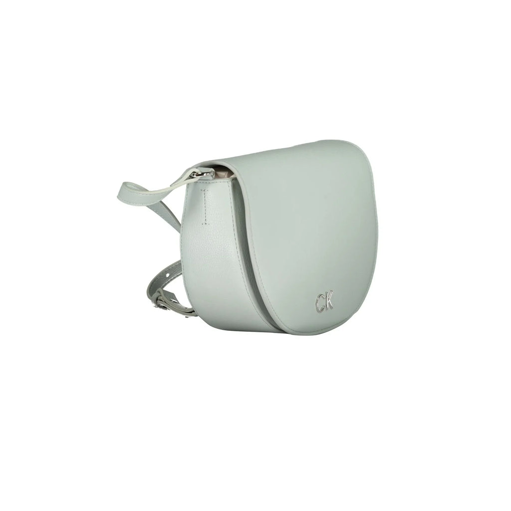 Calvin Klein Women's Blue Shoulder Bag with Magnetic Closure