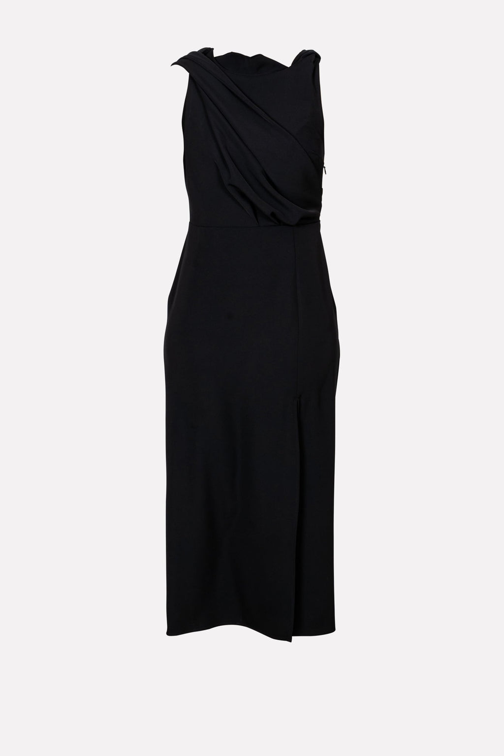 hooded long dress