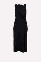 hooded long dress