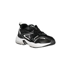 CALVIN KLEIN Scarpe Sneakers Uomo Nere con Dettagli a Contrasto