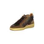 BLAUER Scarpe Sneakers Uomo Marroni con Dettagli a Contrasto