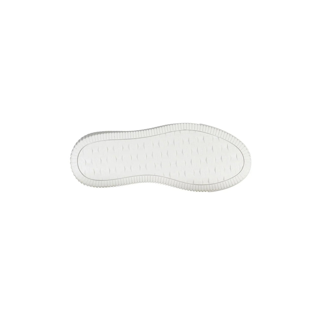 CALVIN KLEIN Scarpe Sneakers Donna Bianche con Dettagli a Contrasto