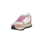 BLAUER Women's White Athletic Shoes with Contrast Details