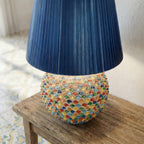 Lume a Palla Pigna Moderna in Ceramica di Caltagirone h 60 cm (ceramica h 30 cm)