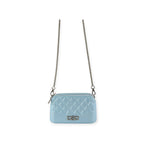 BORSA A TRACOLLA BLOOM AZZURRO