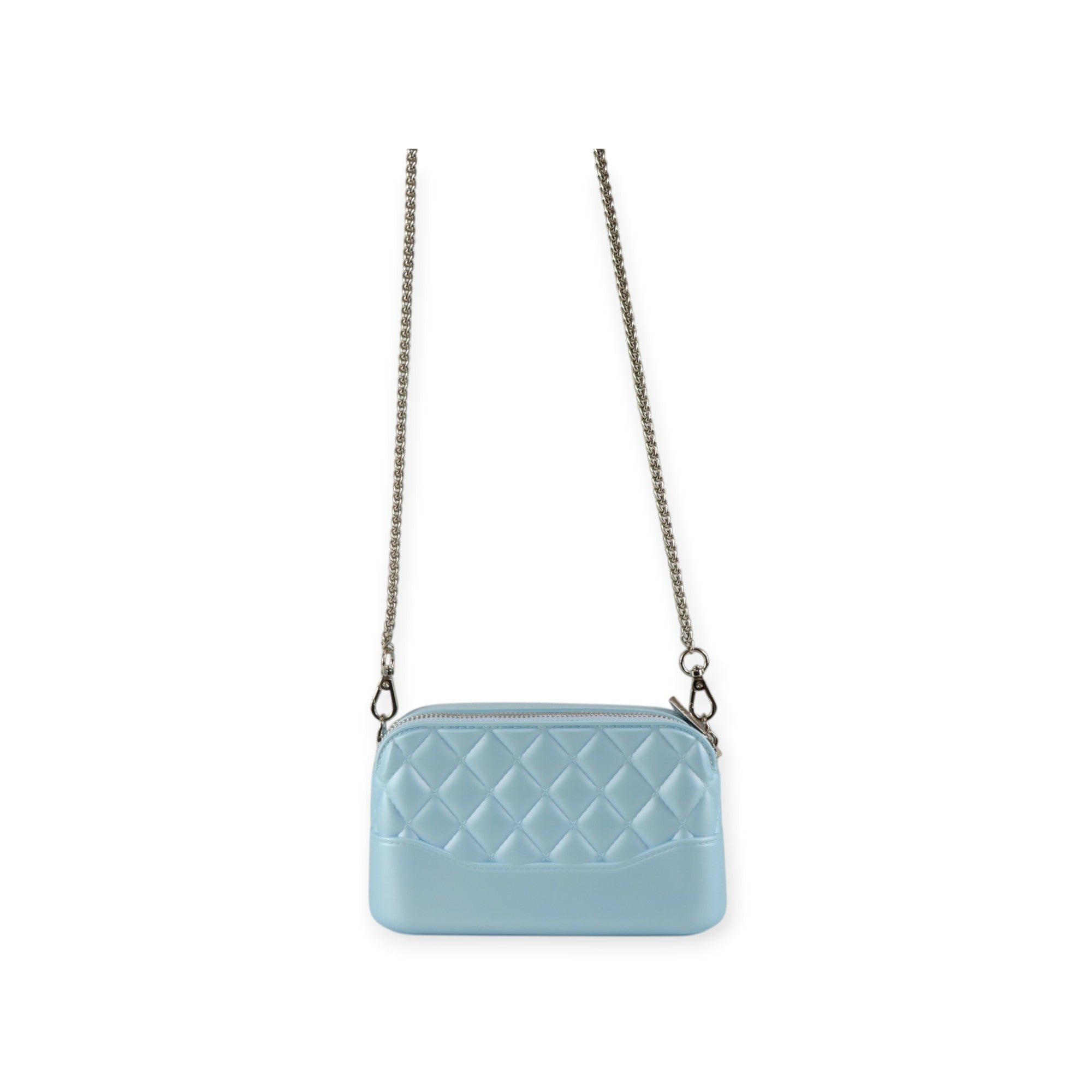 BORSA A TRACOLLA BLOOM AZZURRO