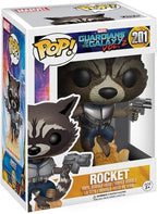 Funko Pop ! Marvel Guardians Of The Galaxy Vol.2 (201) Rocket Figure Vinyl 9Cm