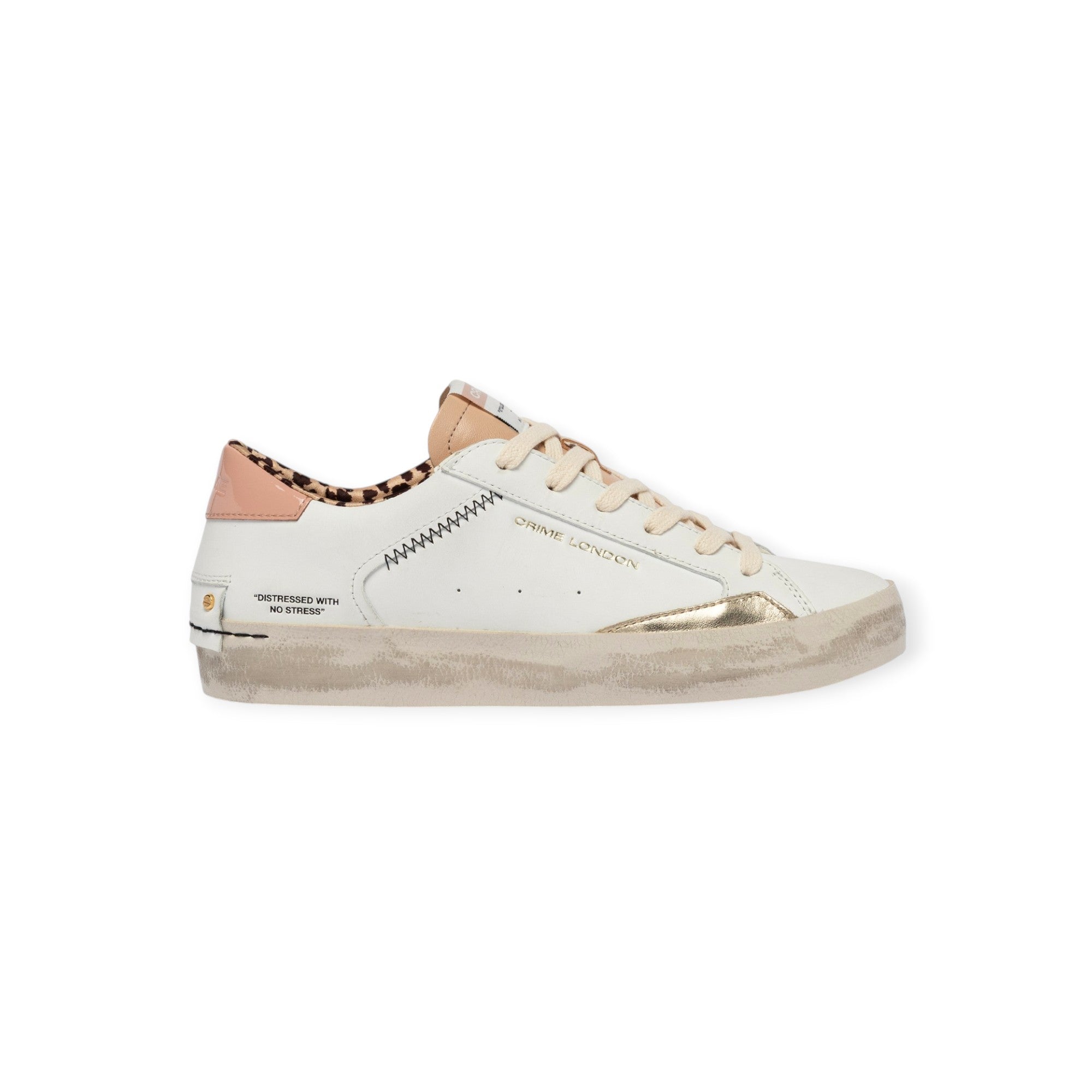 SNEAKERS DISTRESSED BIANCA