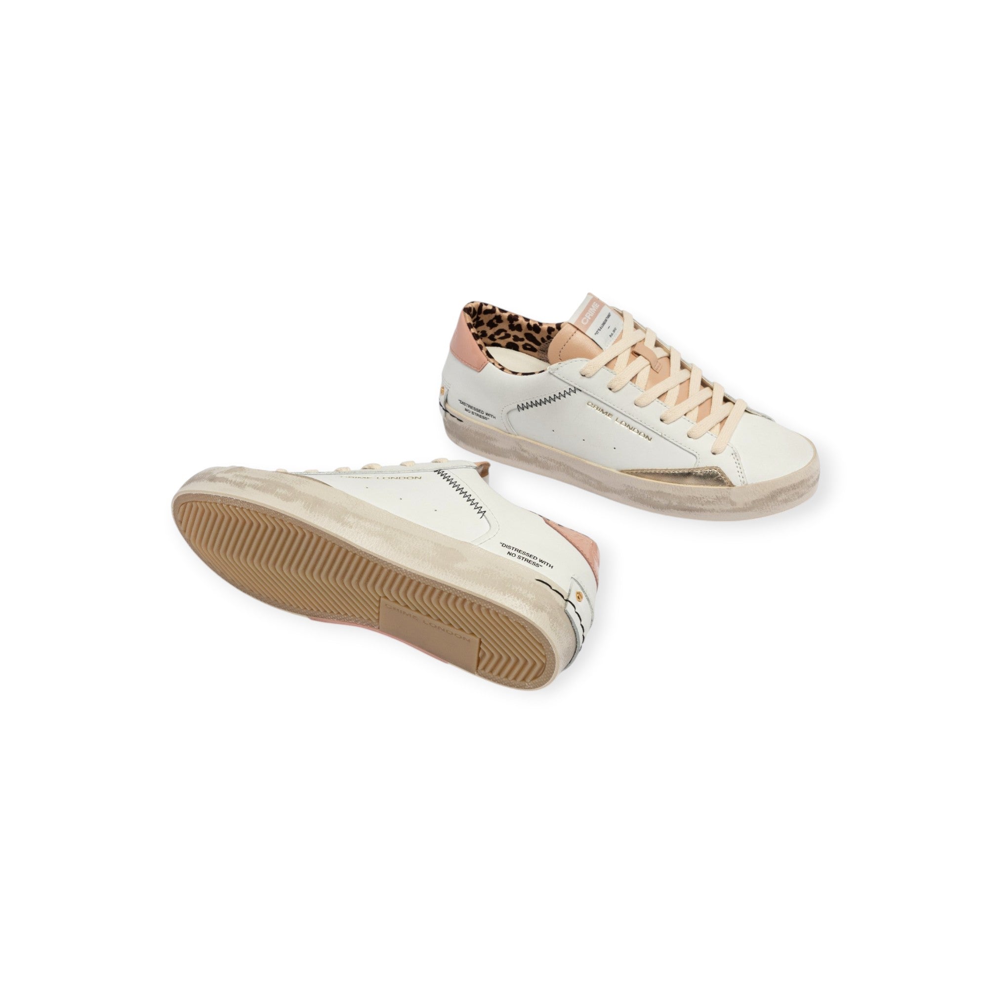 SNEAKERS DISTRESSED BIANCA