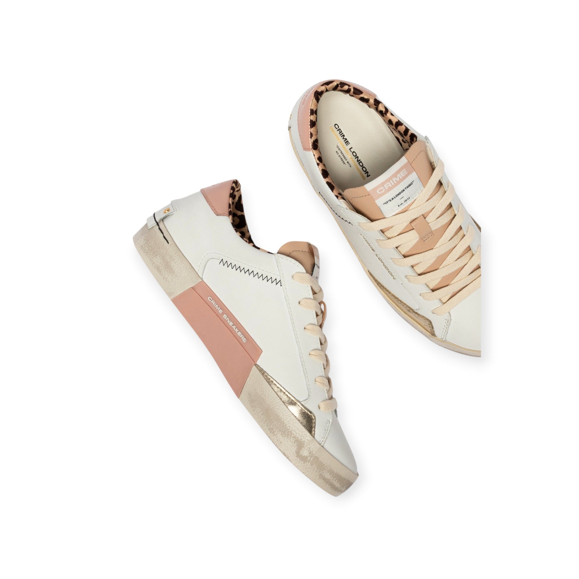 SNEAKERS DISTRESSED BIANCA