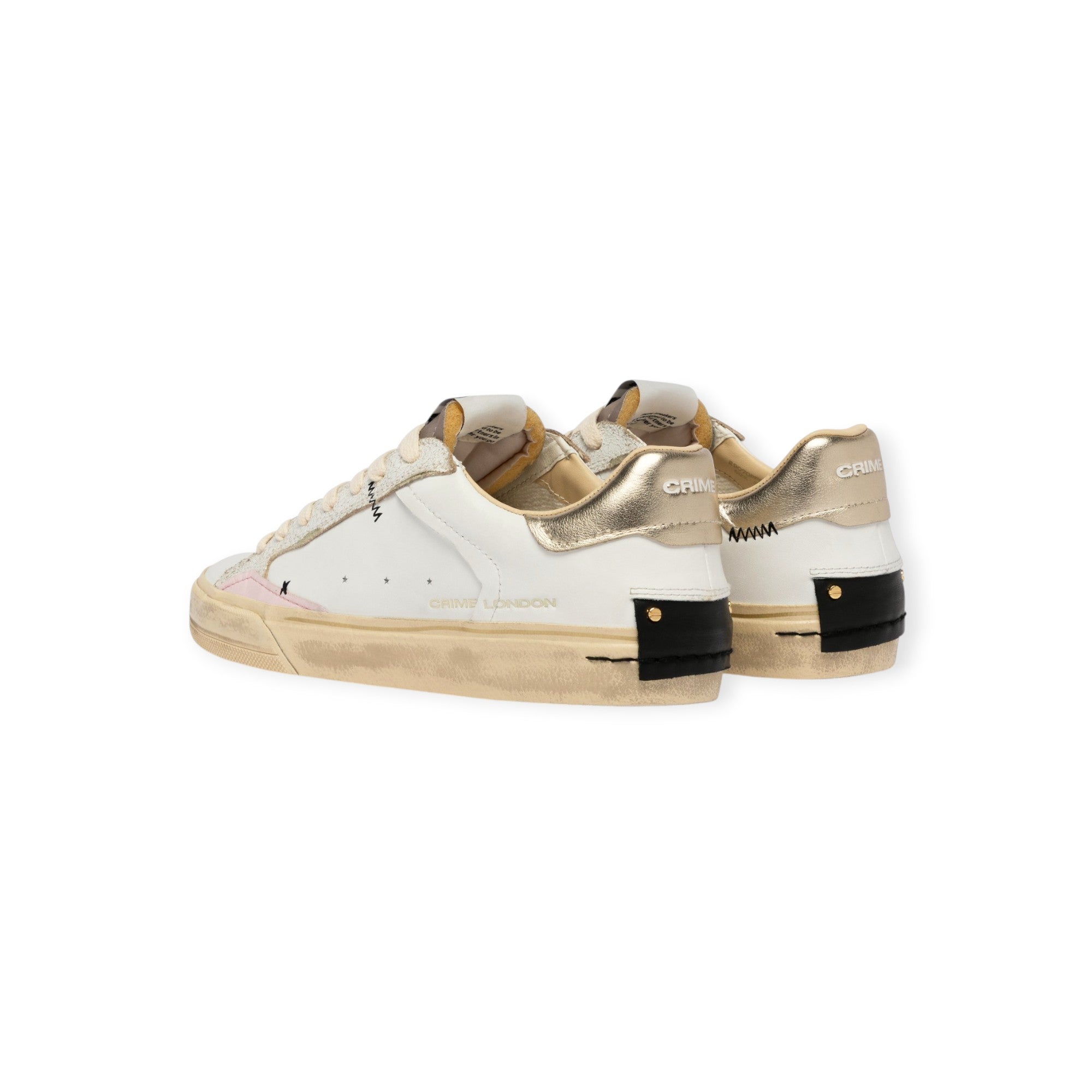 SNEAKERS DISTRESSED BIANCA