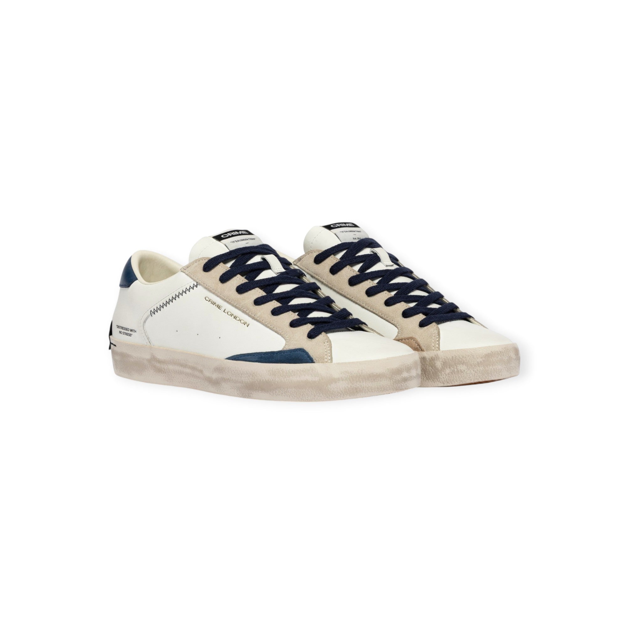 SNEAKERS DISTRESSED BIANCA