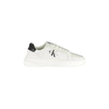 CALVIN KLEIN Scarpe Sneakers Uomo Bianche con Dettagli a Contrasto