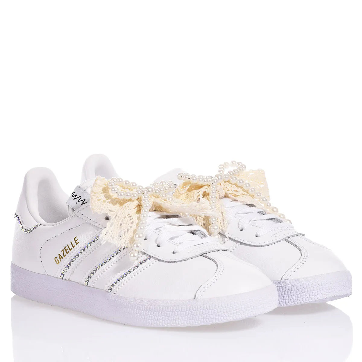 Adidas Gazelle White Glam
