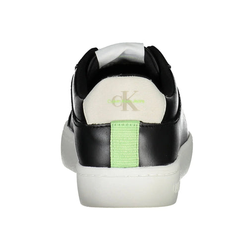 CALVIN KLEIN Women's Black Sneakers with Contrast Details